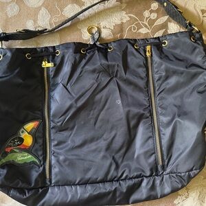 Roberto Cavalli Freedom nylon Bag with Toucan Patch